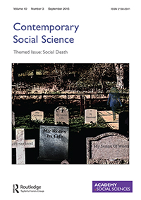 Cover image for Contemporary Social Science, Volume 10, Issue 3, 2015