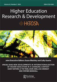 Cover image for Higher Education Research & Development, Volume 42, Issue 5, 2023