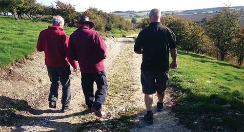 Figure 2. Mapping along the national trails.