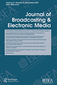 Cover image for Journal of Broadcasting & Electronic Media, Volume 67, Issue 5, 2023