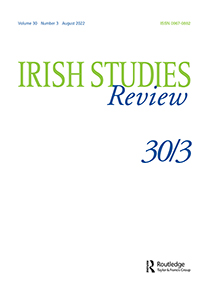 Cover image for Irish Studies Review, Volume 30, Issue 3, 2022