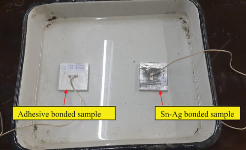 Figure 10. Moisture curing : specimens immerse in water.