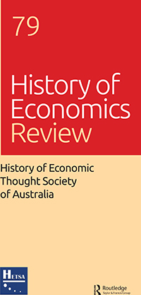 Cover image for History of Economics Review, Volume 79, Issue 1, 2021