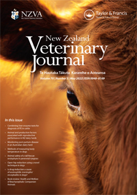 Cover image for New Zealand Veterinary Journal, Volume 70, Issue 3, 2022