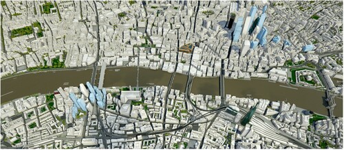 Figure 1. City of London Future Developments 3D Model
