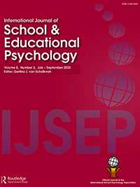 Cover image for International Journal of School & Educational Psychology, Volume 8, Issue 3, 2020