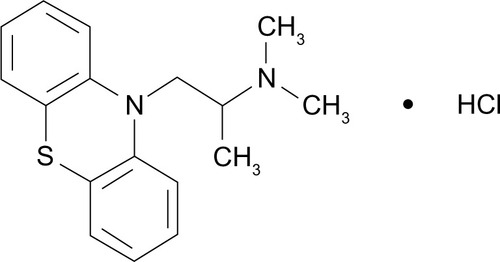 Figure 2 Promethazine hydrochloride structure.
