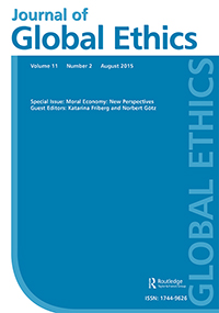 Cover image for Journal of Global Ethics, Volume 11, Issue 2, 2015