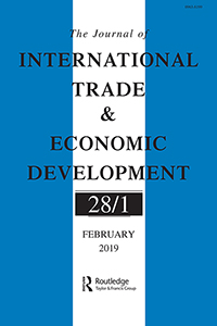 Cover image for The Journal of International Trade & Economic Development, Volume 28, Issue 1, 2019