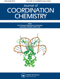 Cover image for Journal of Coordination Chemistry, Volume 73, Issue 8, 2020