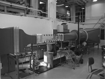FIG. 2 Photograph of the wind tunnel used for the research.