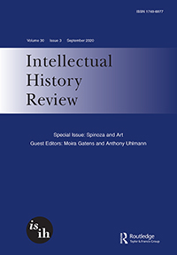 Cover image for Intellectual History Review, Volume 30, Issue 3, 2020
