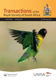 Cover image for Transactions of the Royal Society of South Africa, Volume 69, Issue 1, 2014