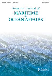 Cover image for Australian Journal of Maritime & Ocean Affairs, Volume 9, Issue 1, 2017