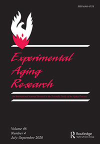 Cover image for Experimental Aging Research, Volume 46, Issue 4, 2020