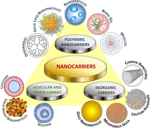 Figure 6 Classification of nanocarriers for drug delivery.