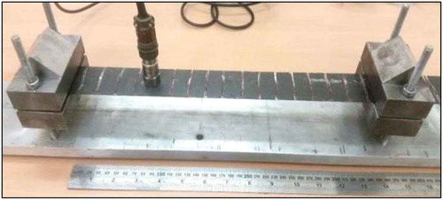 Figure 13. Placement of the accelerometer.