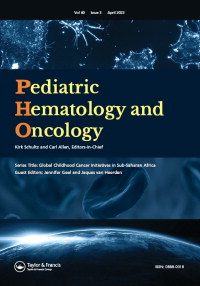 Cover image for Pediatric Hematology and Oncology, Volume 40, Issue 3, 2023