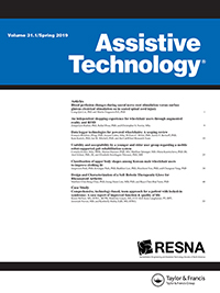 Cover image for Assistive Technology, Volume 31, Issue 1, 2019
