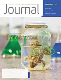 Cover image for Journal of the California Dental Association, Volume 38, Issue 2, 2010
