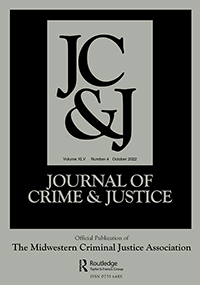 Cover image for Journal of Crime and Justice, Volume 45, Issue 4, 2022