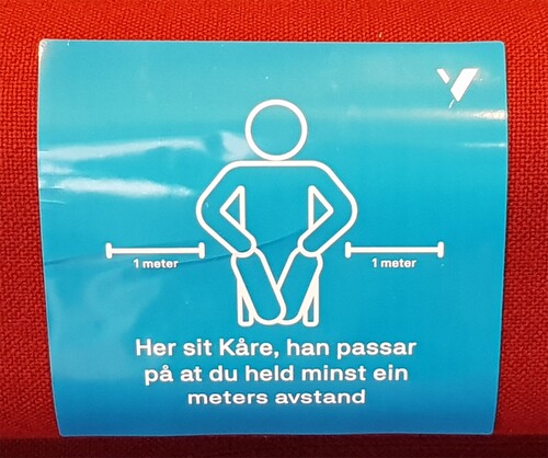 Figure 3. Top-down sign in Nynorsk – Example 2.
