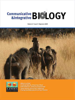 Cover image for Communicative & Integrative Biology, Volume 2, Issue 3, 2009