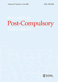 Cover image for Research in Post-Compulsory Education, Volume 29, Issue 2, 2024