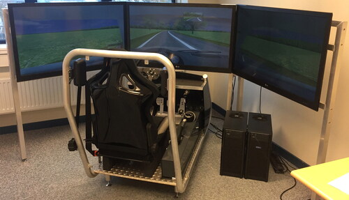 Figure 1. The driving simulator.