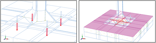 Figure 13. Numerical simulation boundary conditions for interfaces of different materials.