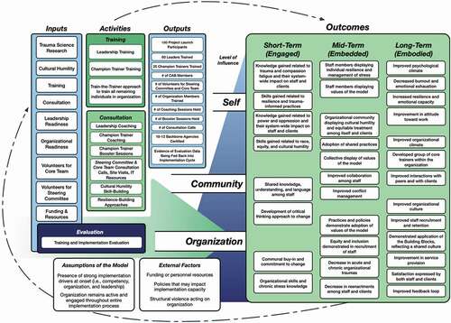 Figure 4. Logic model.