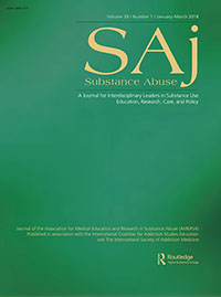 Cover image for Substance Abuse, Volume 39, Issue 1, 2018