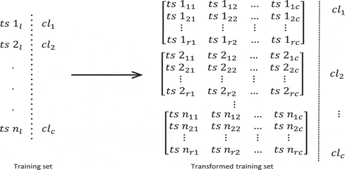 Figure 1. Transformation of training set.