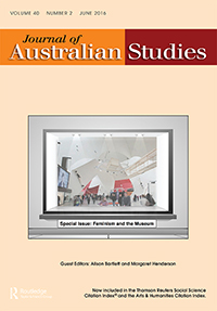 Cover image for Journal of Australian Studies, Volume 40, Issue 2, 2016