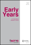 Cover image for Early Years, Volume 33, Issue 2, 2013