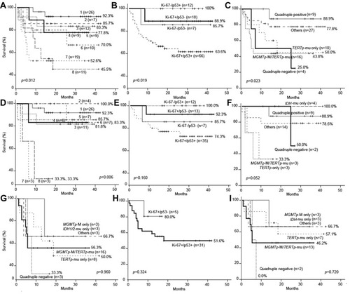 Figure 2 Kaplan–Meier estimates of overall survival in the glioma molecular groups.