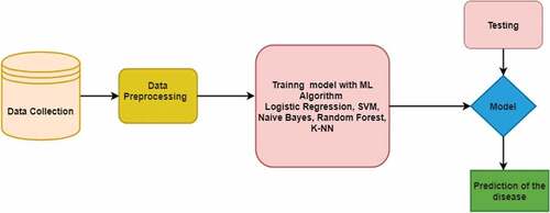 Figure 1. ML approach for the diagnosis of cardiovascular disease.