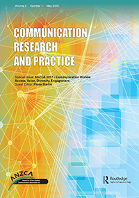 Cover image for Communication Research and Practice, Volume 4, Issue 1, 2018