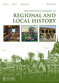 Cover image for Histories of People and Place, Volume 14, Issue 2, 2019