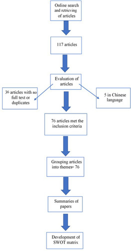 Figure 1 Flow chart of the review process.