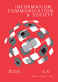 Cover image for Information, Communication & Society, Volume 23, Issue 12, 2020