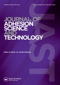 Cover image for Journal of Adhesion Science and Technology, Volume 36, Issue 9, 2022