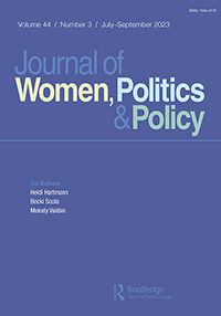 Cover image for Journal of Women, Politics & Policy, Volume 44, Issue 3, 2023