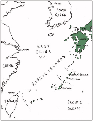 Figure 2 The Ryūkyū islands.