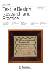 Cover image for Journal of Textile Design Research and Practice, Volume 9, Issue 3, 2021