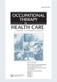 Cover image for Occupational Therapy In Health Care, Volume 36, Issue 2, 2022