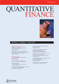 Cover image for Quantitative Finance, Volume 22, Issue 8, 2022