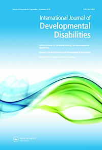Cover image for International Journal of Developmental Disabilities, Volume 64, Issue 4-5, 2018