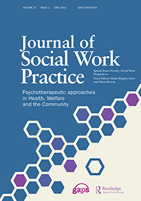 Cover image for Journal of Social Work Practice, Volume 37, Issue 2, 2023
