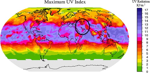 Figure 3. Long-term records of surface UV data produced by ‘Longterm Multi-Sensoral UV Record’ project.